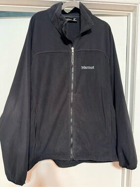 Marmot Black Lightweight Full-Zip Fleece Jacket